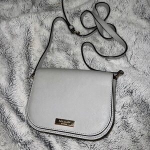 Kate Spade Baby Blue Crossbody Saddle Bag